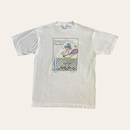 90's Shoebox Greetings Comic Tee Size L