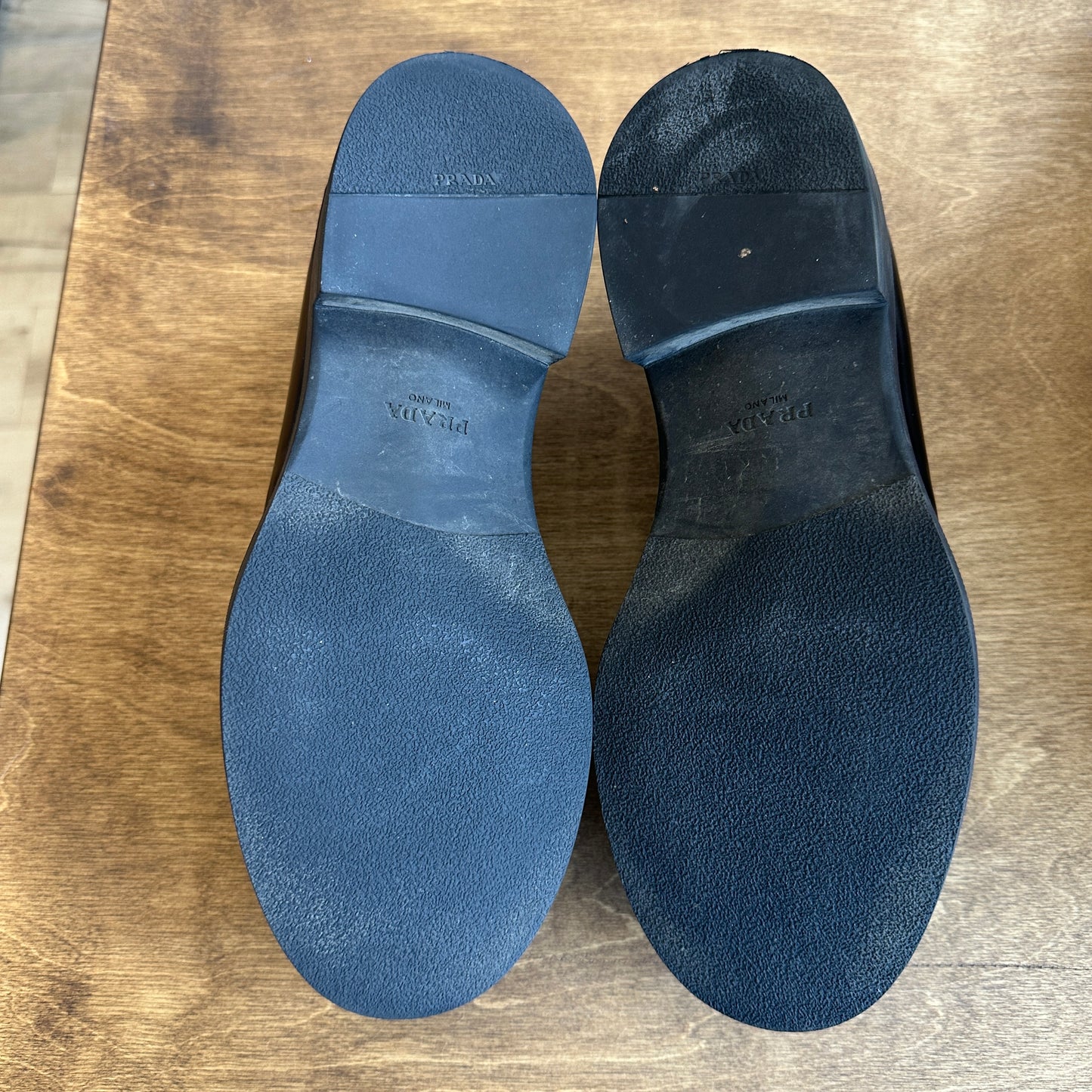 Prada Leather Loafers Size 7.5