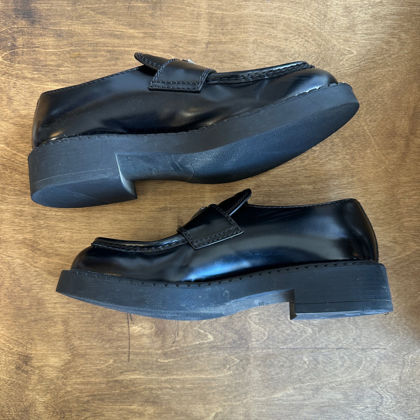 Prada Leather Loafers Size 7.5