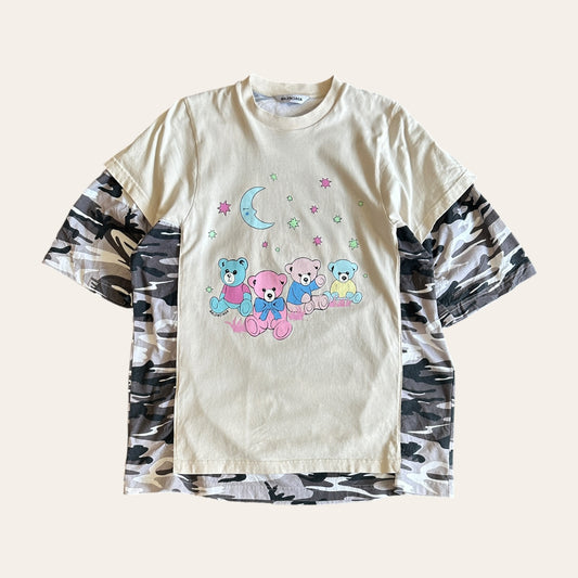 Balenciaga Teddy Layered Tee Size S