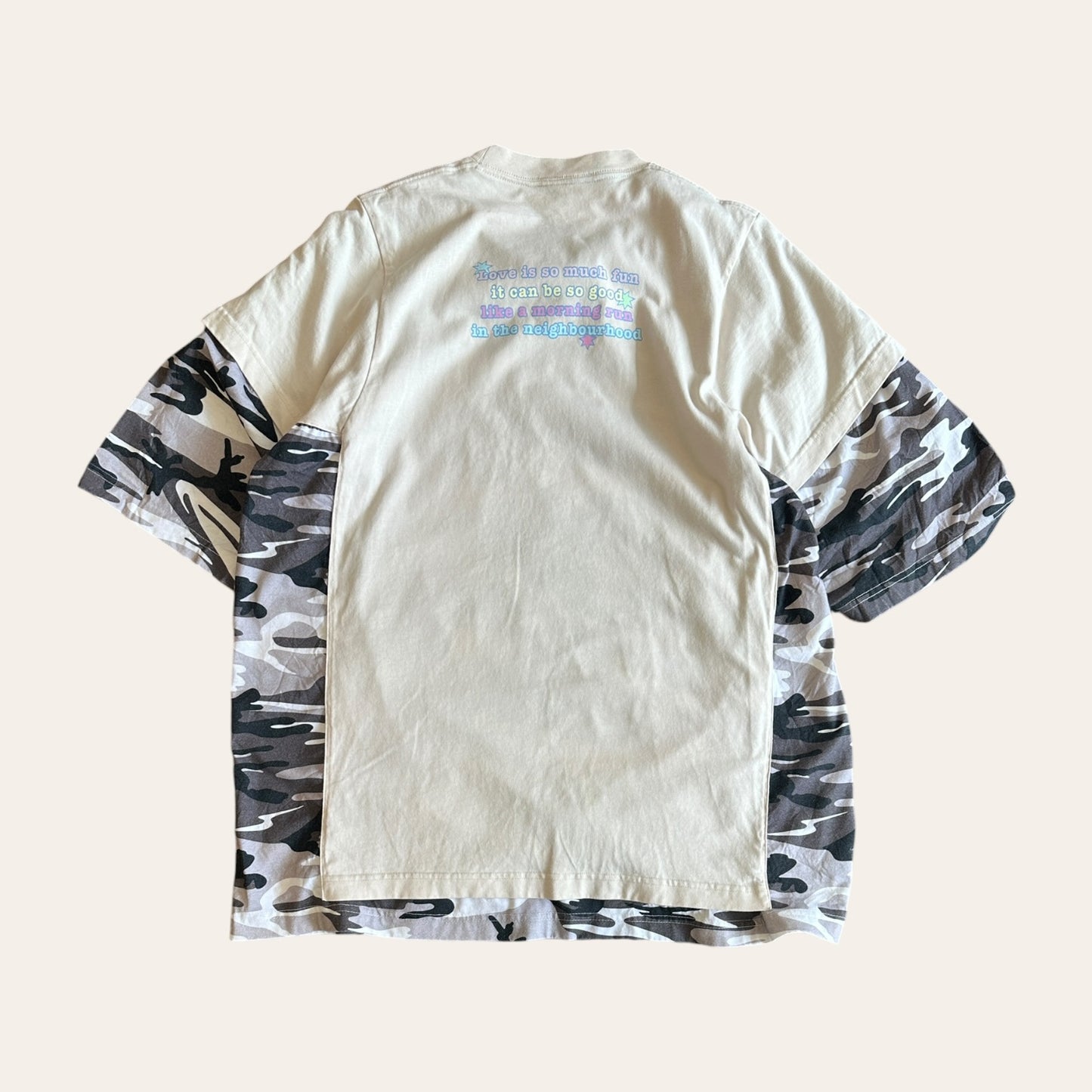Balenciaga Teddy Layered Tee Size S