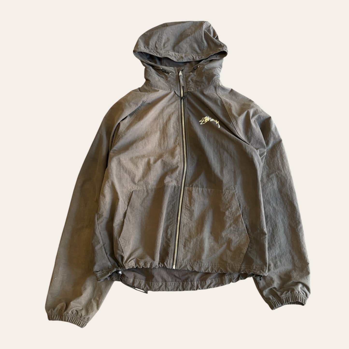 Stussy Windbreaker Brown Size L