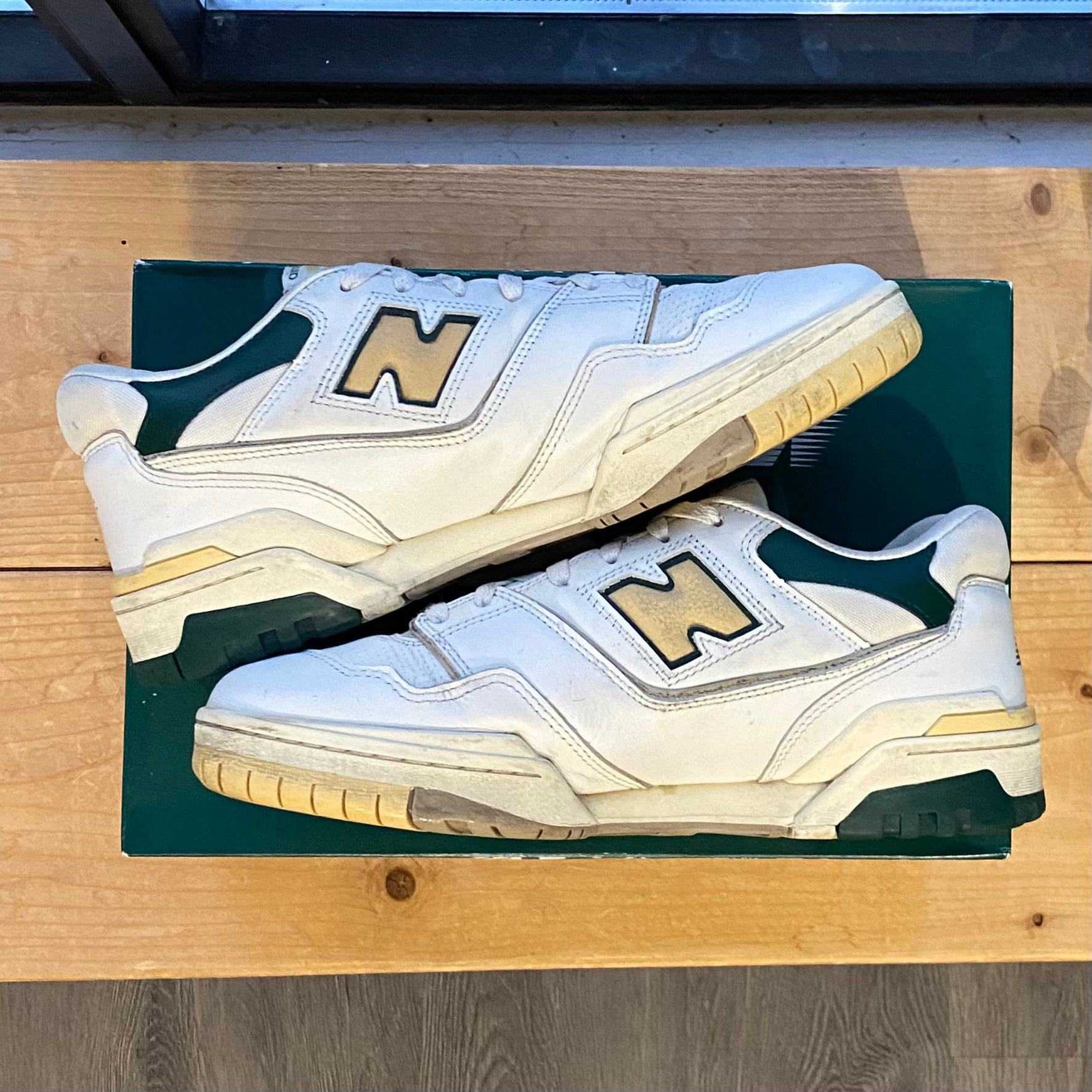 ALD X New Balance 550 "Green/Yellow" Size 10.5