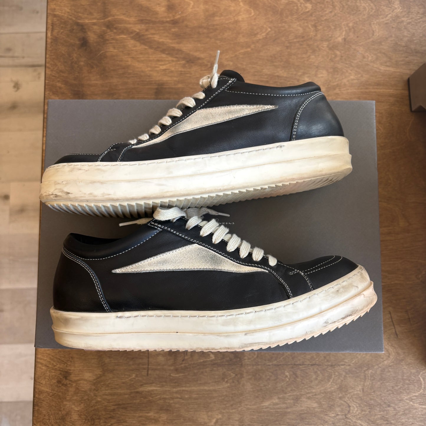 Rick Owens Vintage Sneaks Leather Size 42