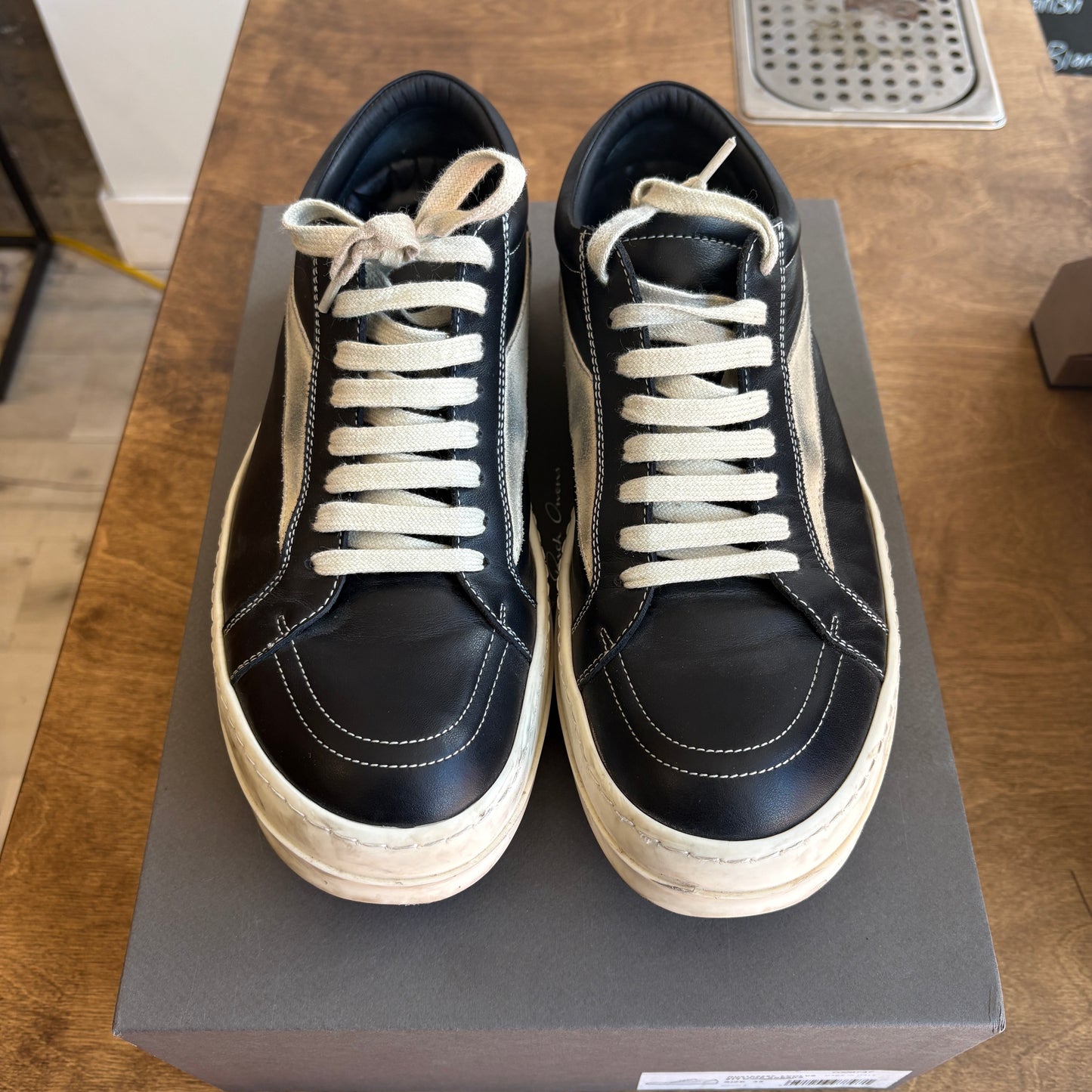 Rick Owens Vintage Sneaks Leather Size 42