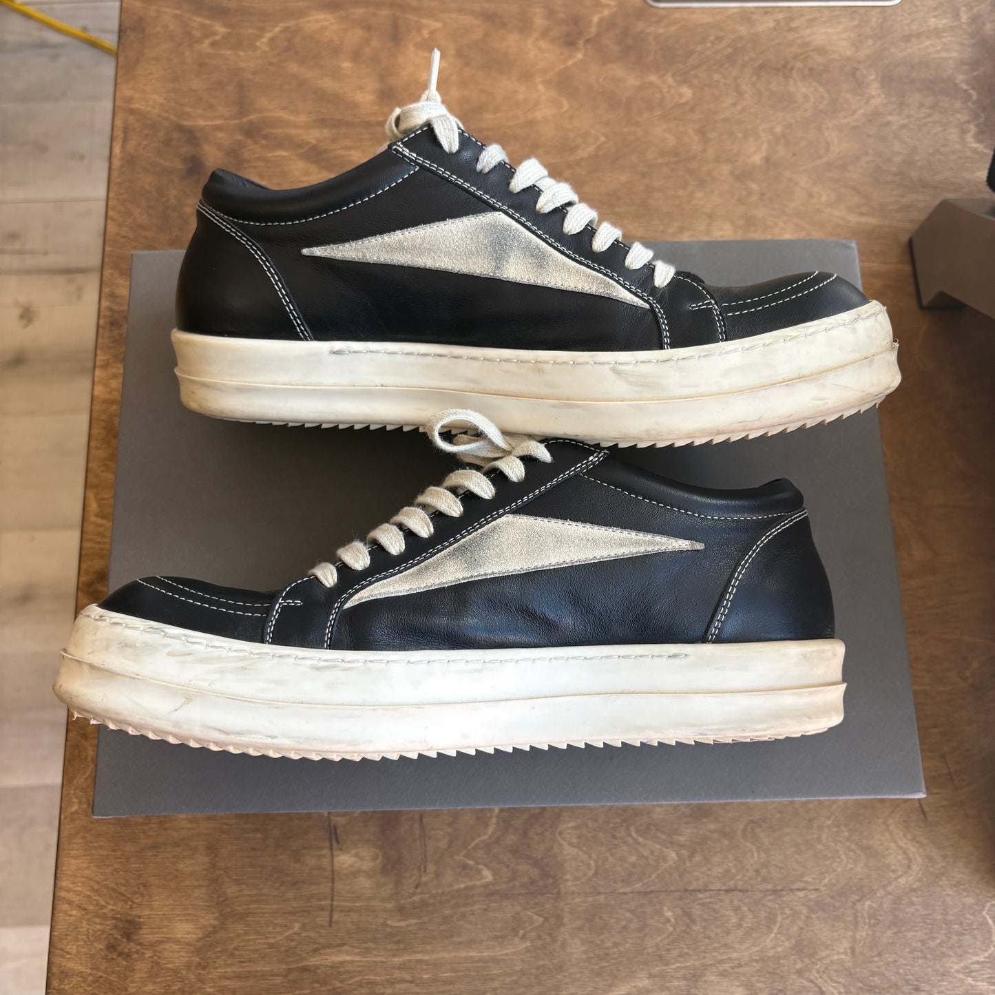 Rick Owens Vintage Sneaks Leather Size 42