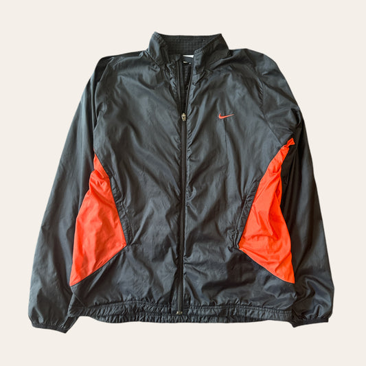 Y2K Nike Track Jacket Black Red Size M