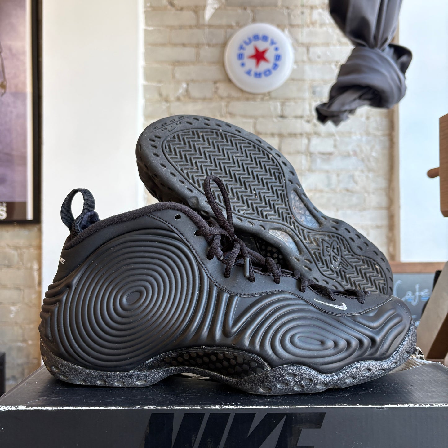 Nike x CDG Foamposite 'Black' Size 11