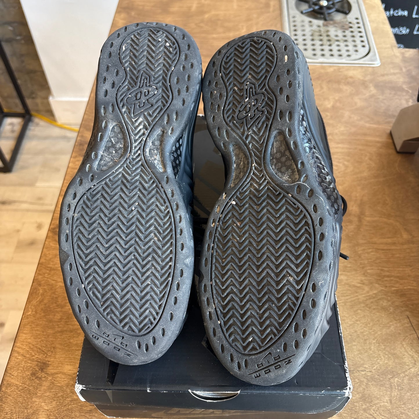 Nike x CDG Foamposite 'Black' Size 11