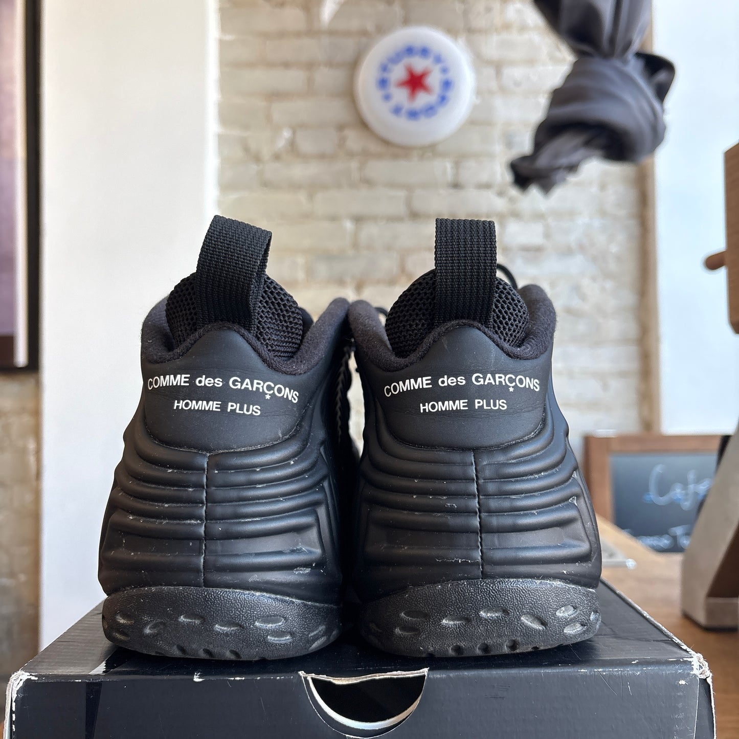 Nike x CDG Foamposite 'Black' Size 11