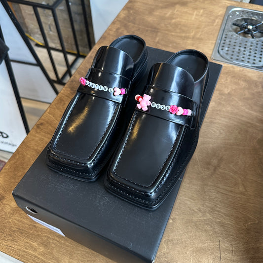 Brand New Martine Rose Beaded Square Toe Mule Size 41