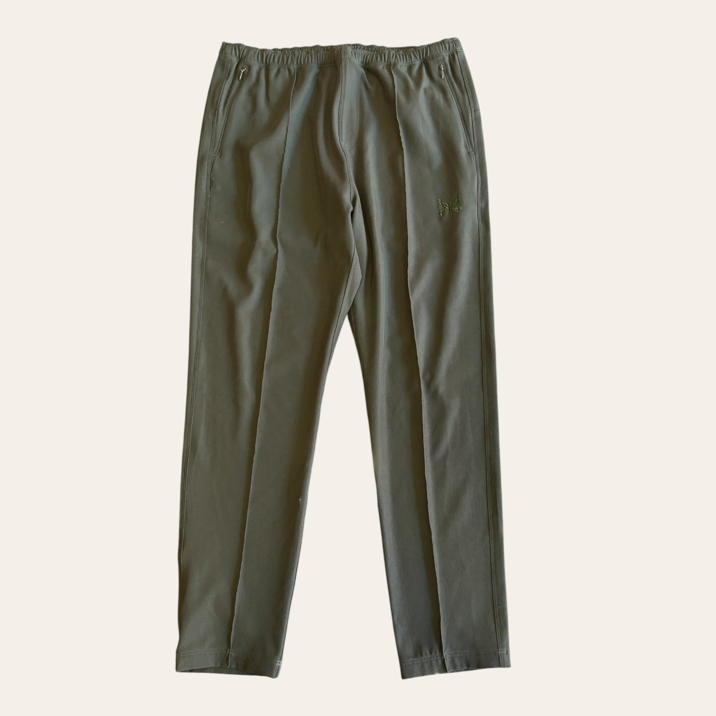 Needles Dark Green Pleated Track Pants Size M
