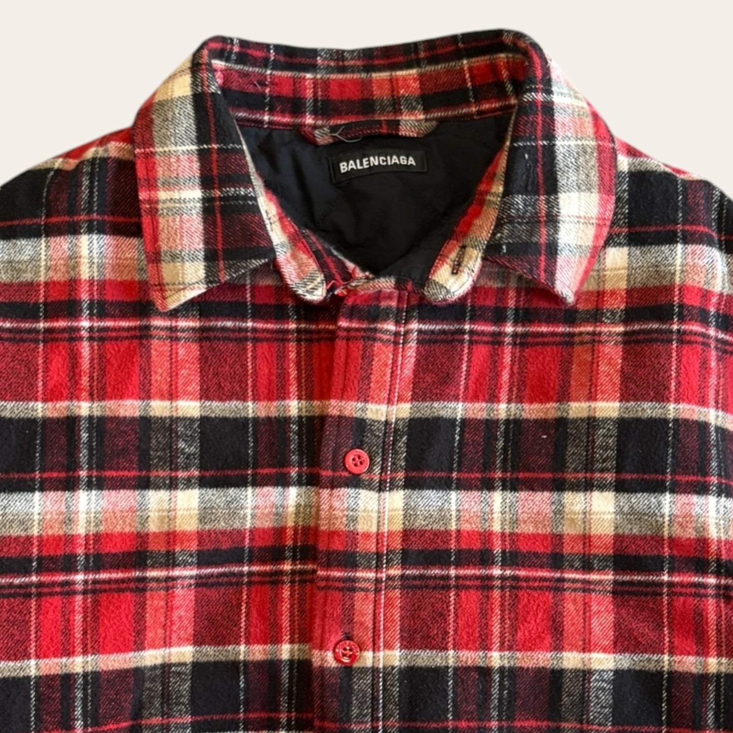 Balenciaga Padded Flannel Size M