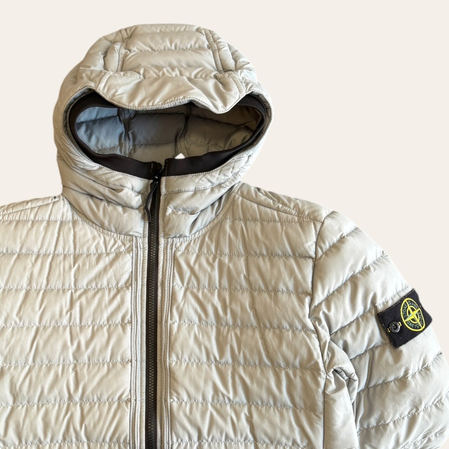 Stone Island Cotton/Nylon Tela Puffer Jacket Size M