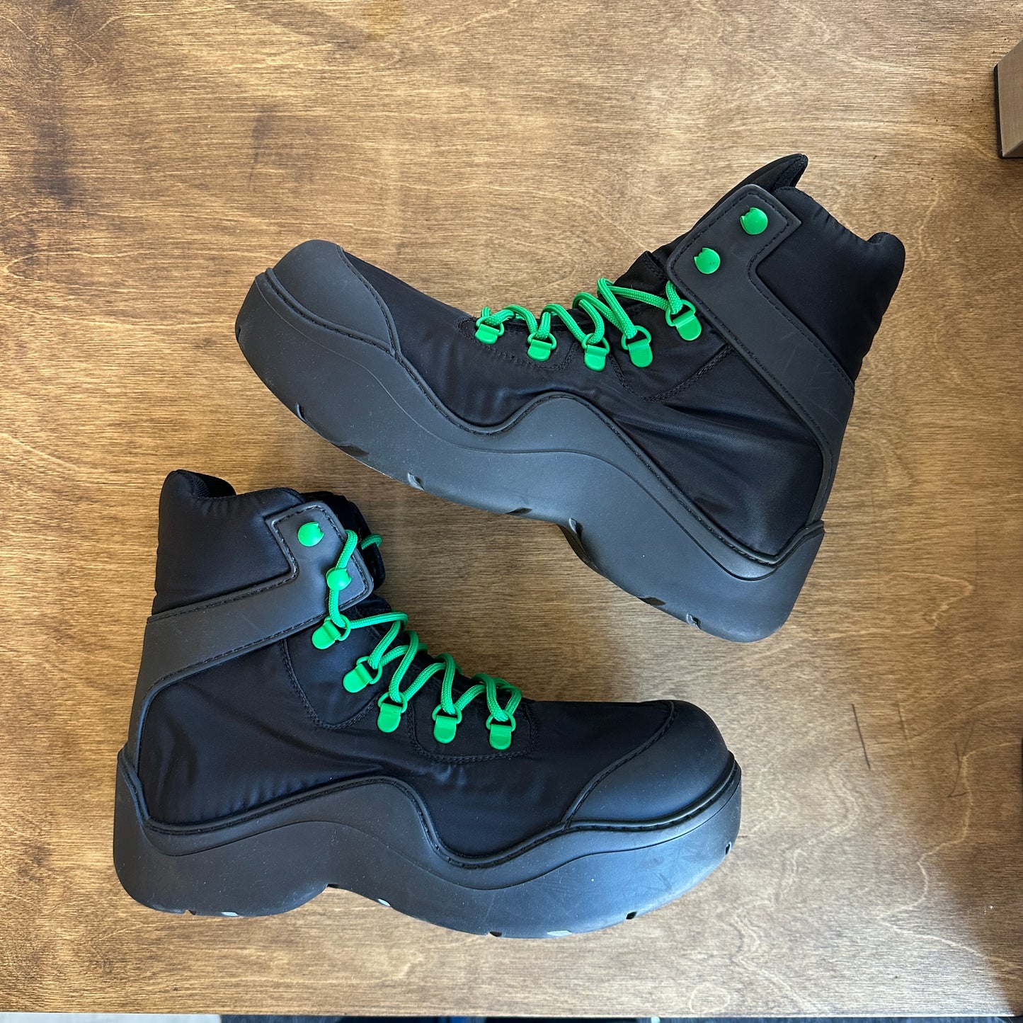 Bottega Veneta Puddle Bomber Hiking Boot Size 41