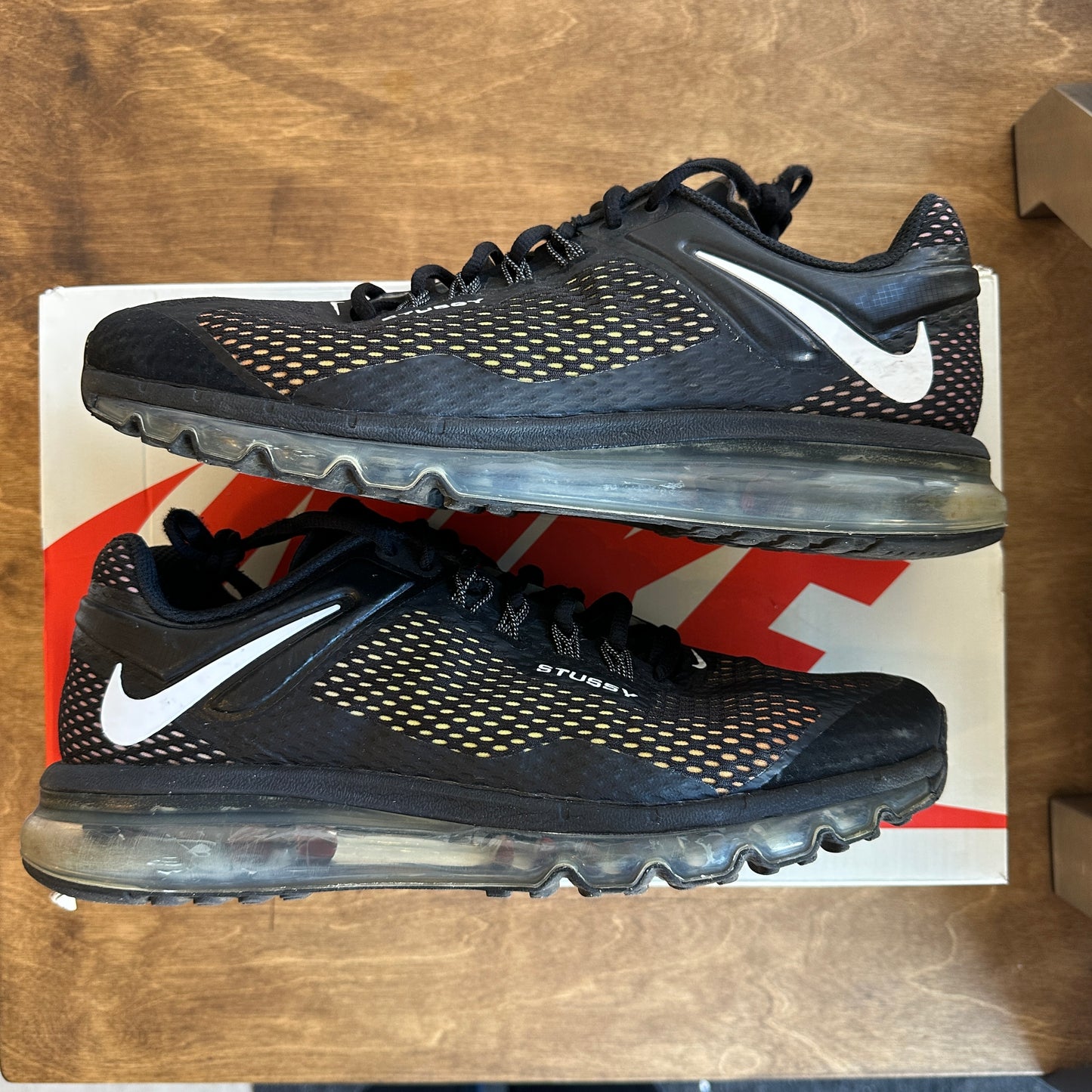 Stussy x Air Max 2013 "Black" Size 12