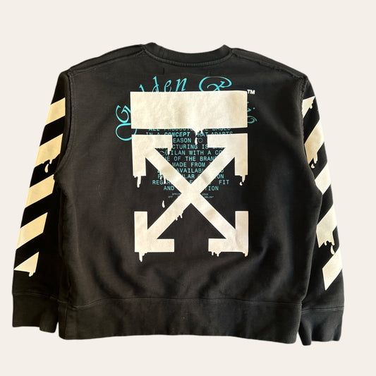 Off White Sweater Black Size S