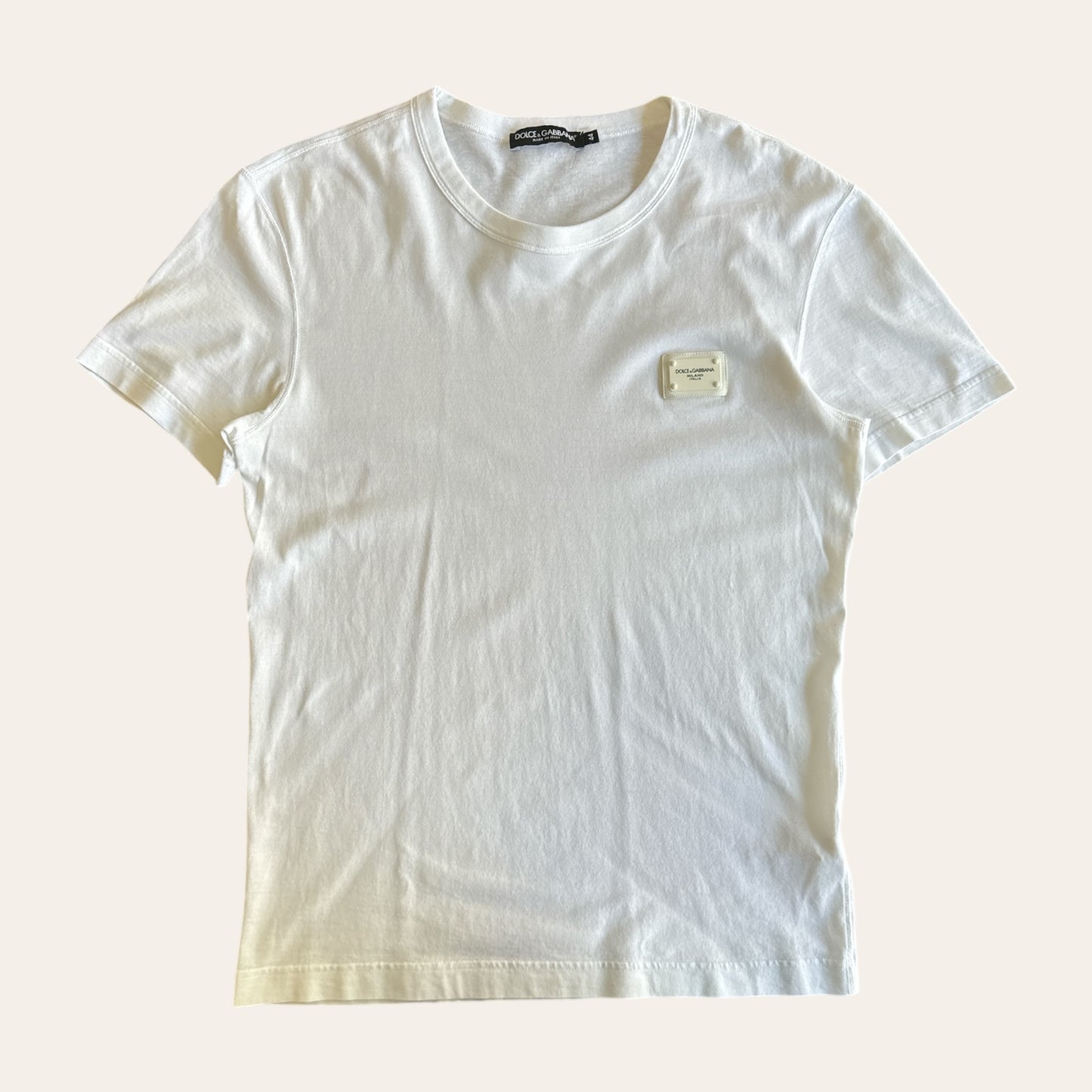 Dolce & Gabbana Tee White Size S