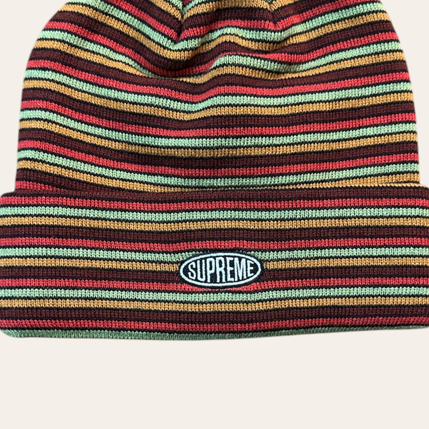 Brand New Supreme Multi Stripe Beanie