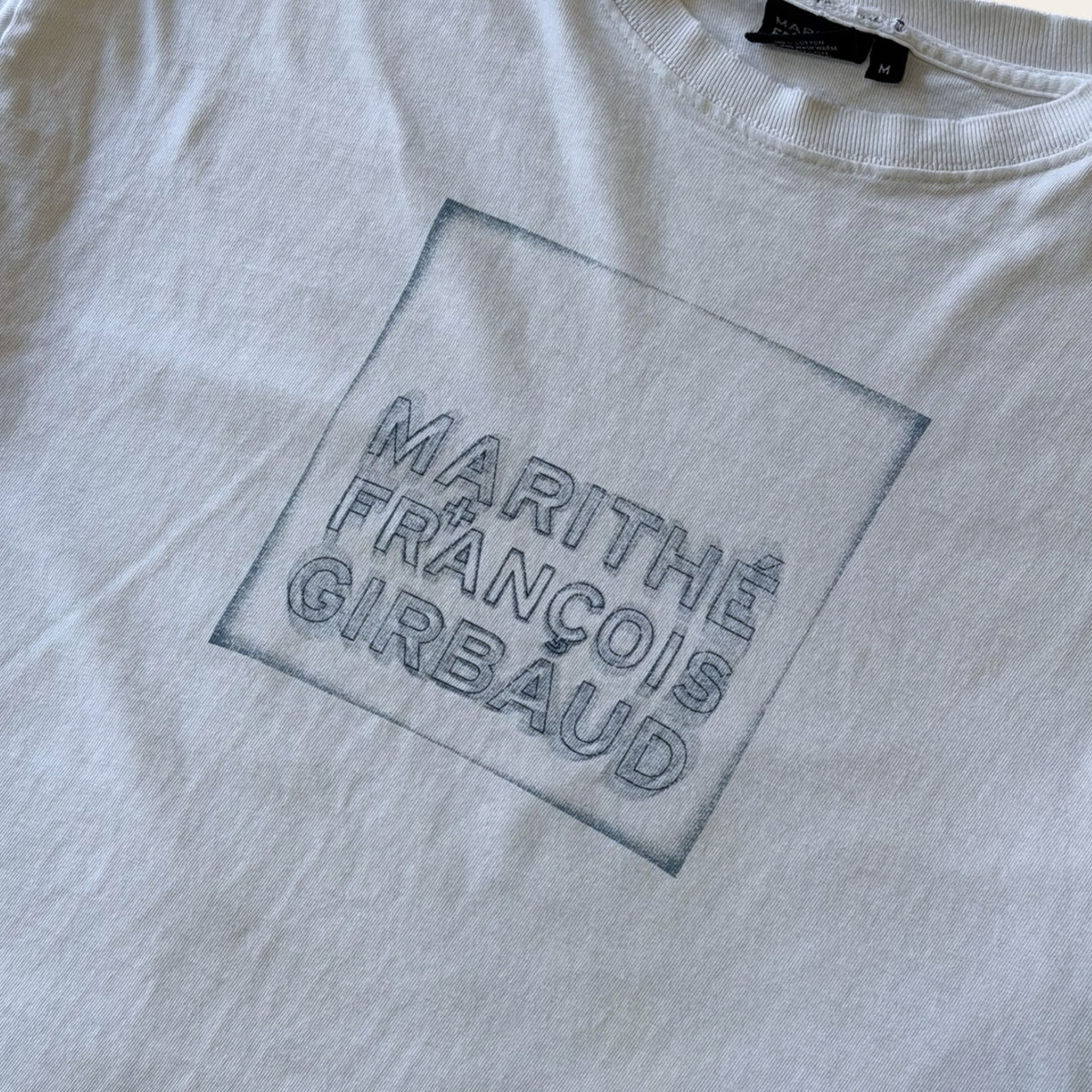 Marithe Francois Girbaud Long Sleeve Tee White Size M