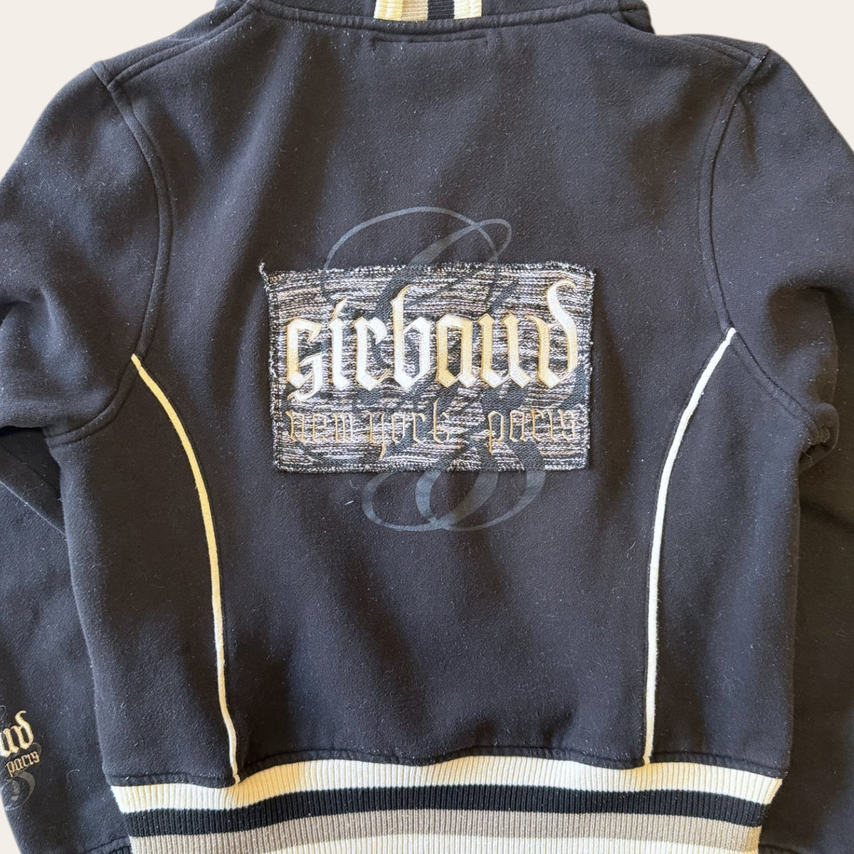 Marithe Francois Girbaud Cropped Hoodie Size XL