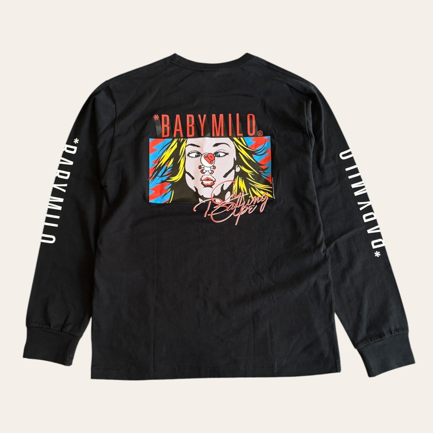 00s Bape Pop Art Long Sleeve Size M