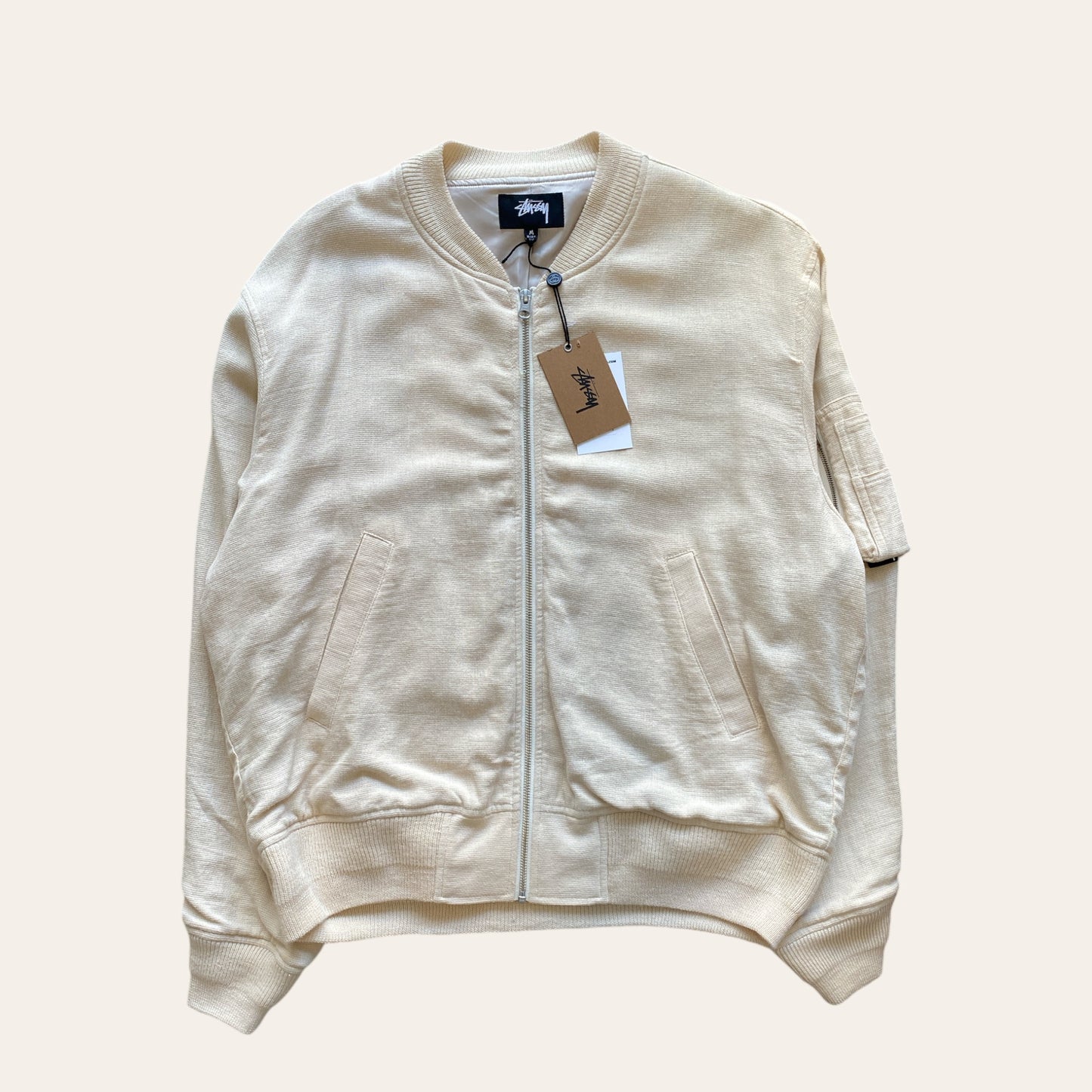 Brand New Stussy Linen Bomber