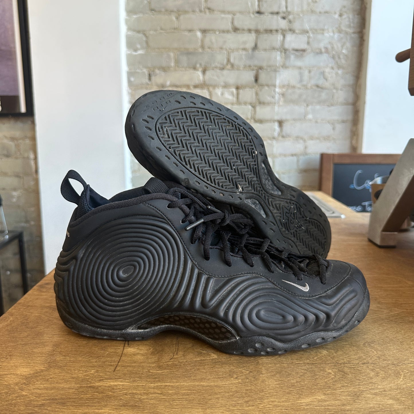 CDG x Nike Air Foamposite "Black" Size 12