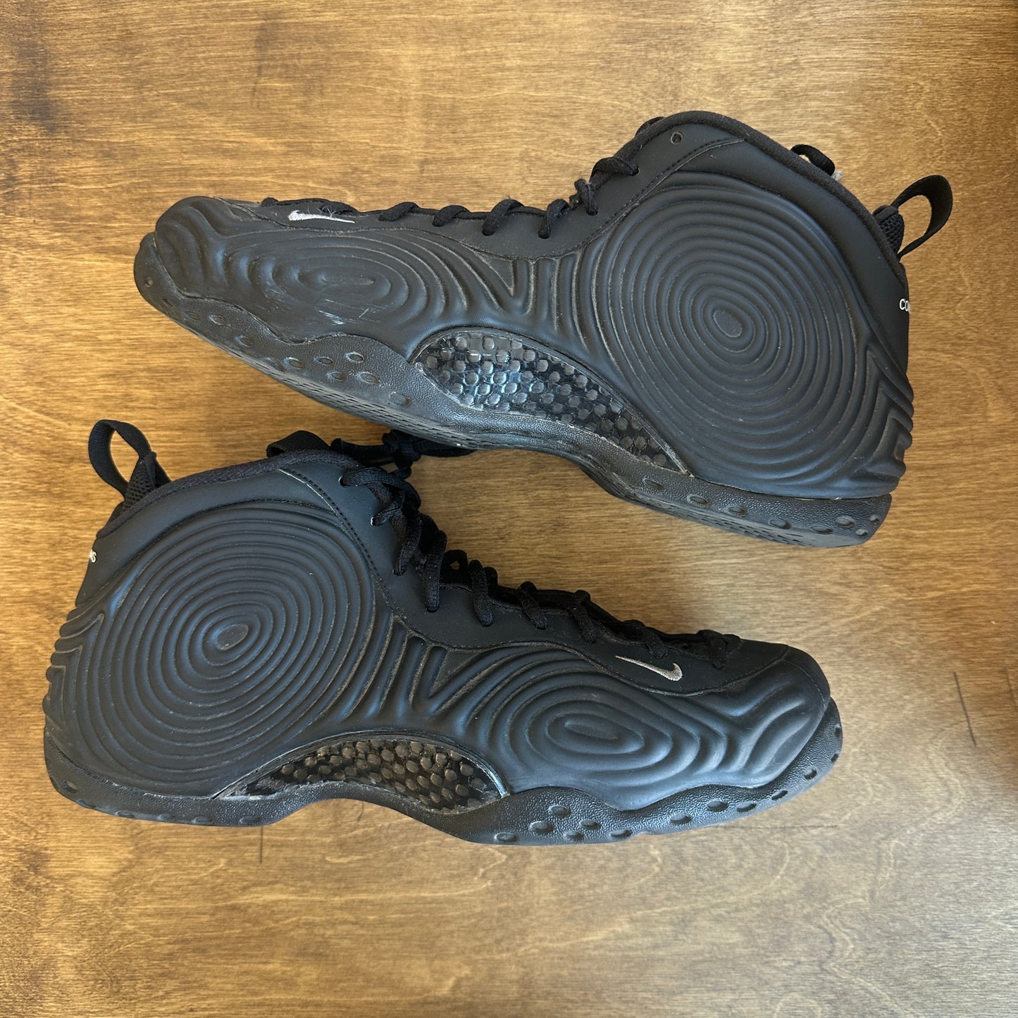 CDG x Nike Air Foamposite "Black" Size 12