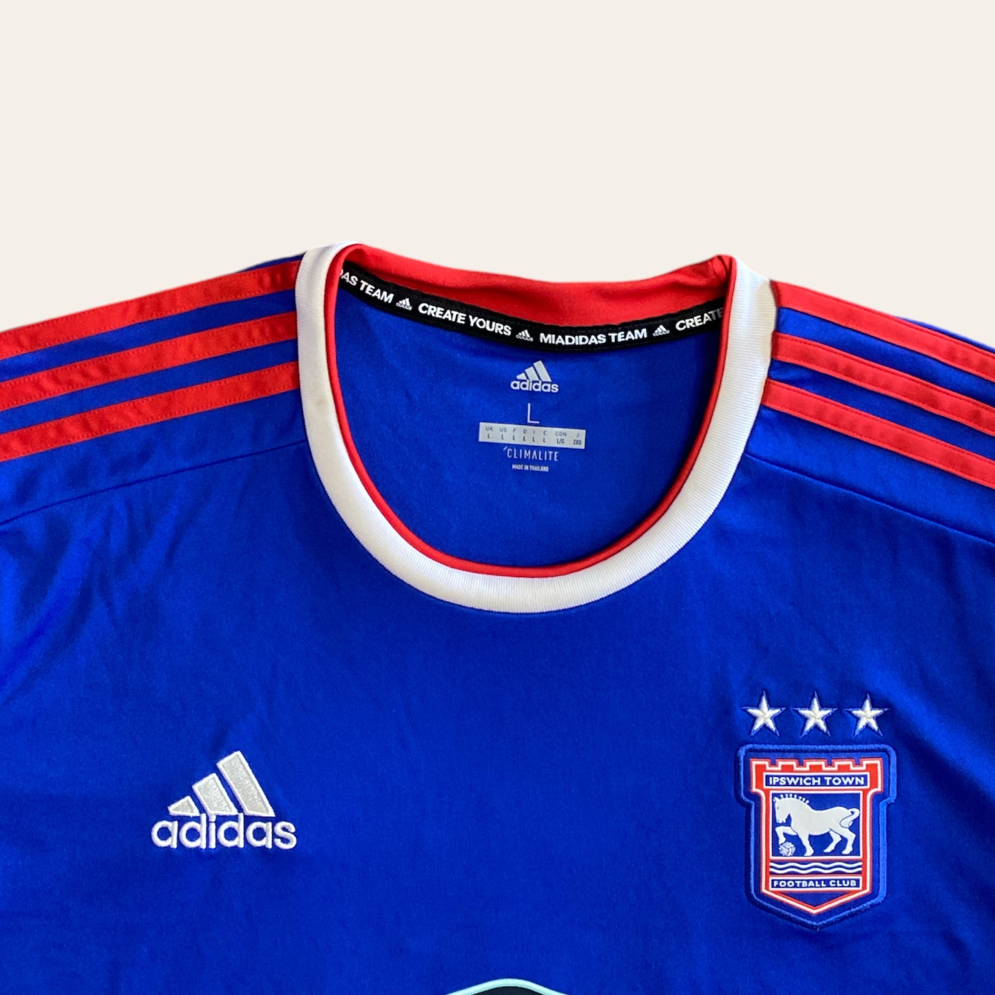 18/19 Ipswich Town FC Home Kit Size L