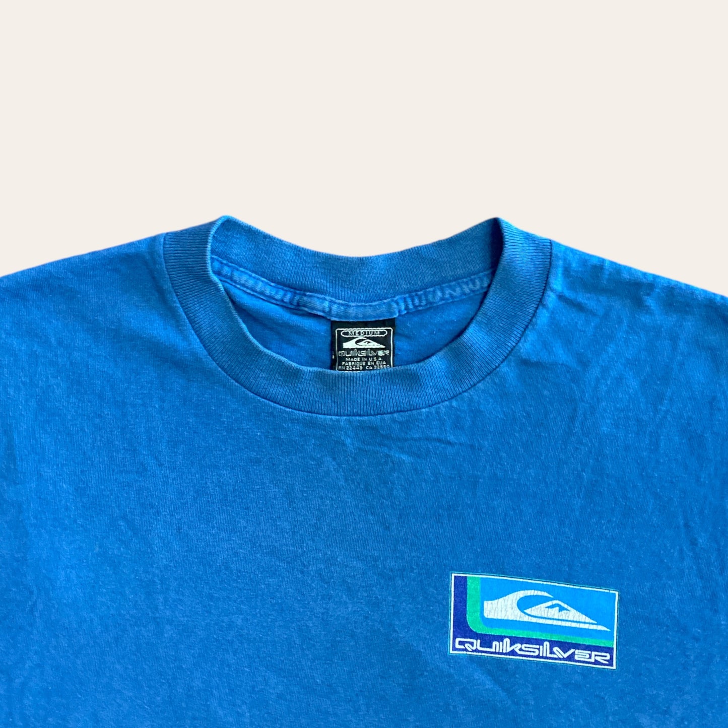 Y2K Quicksilver Tee Blue Size M