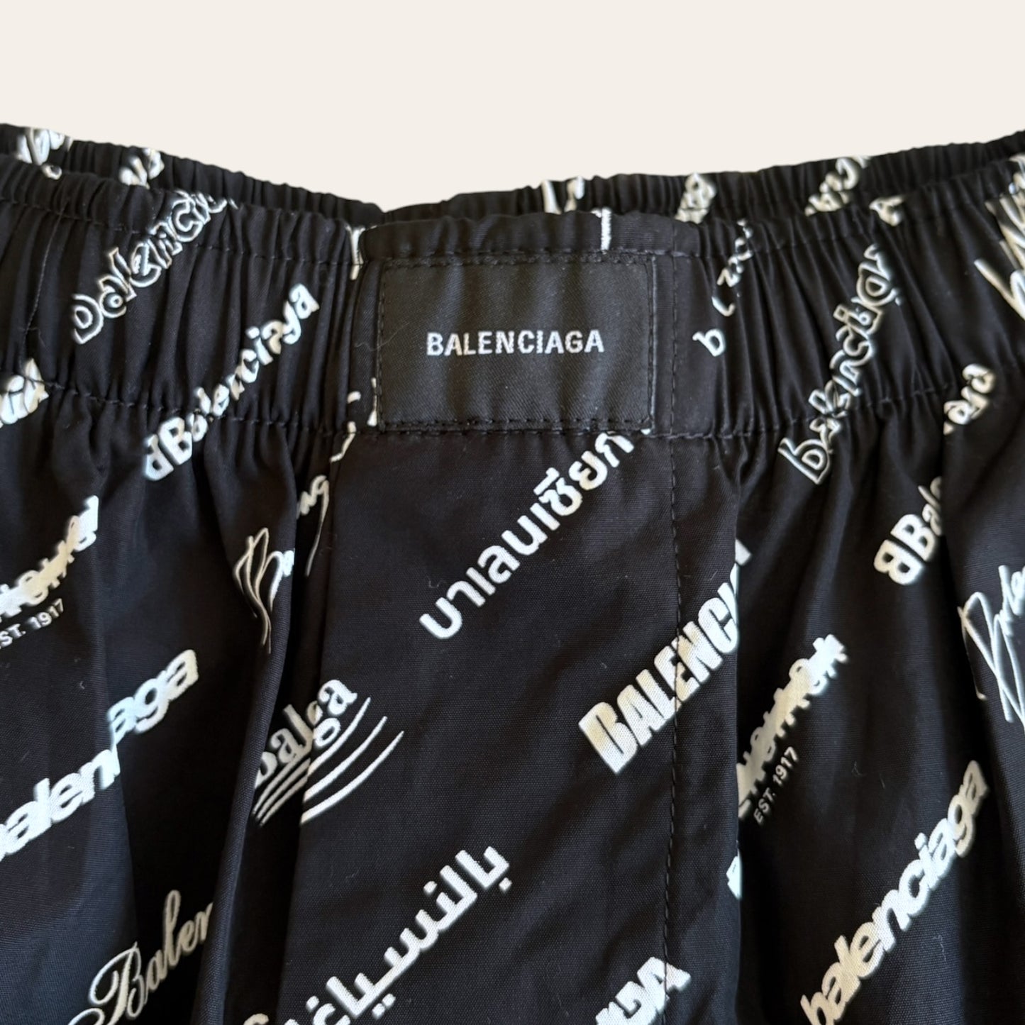 Balenciaga Logomania Pyjama Size M