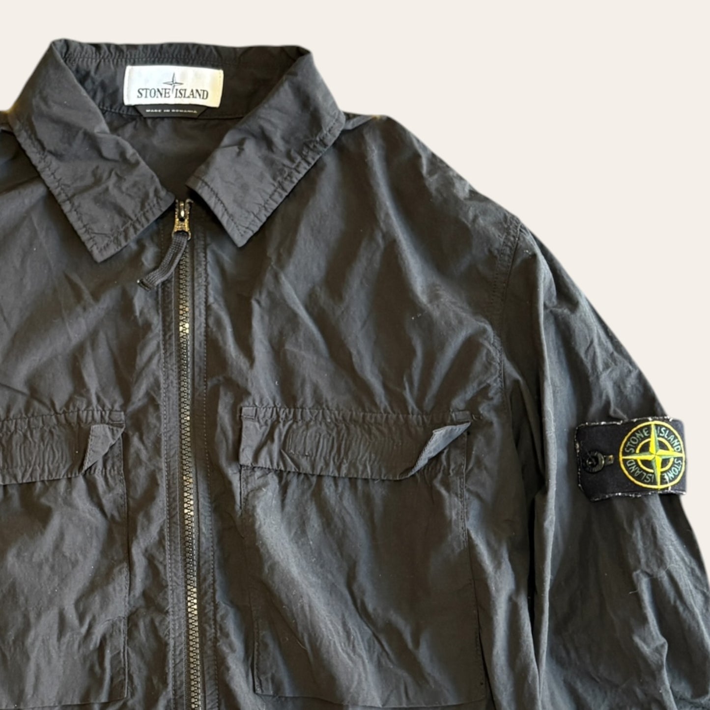 Stone Island Zipper Shirt Size M