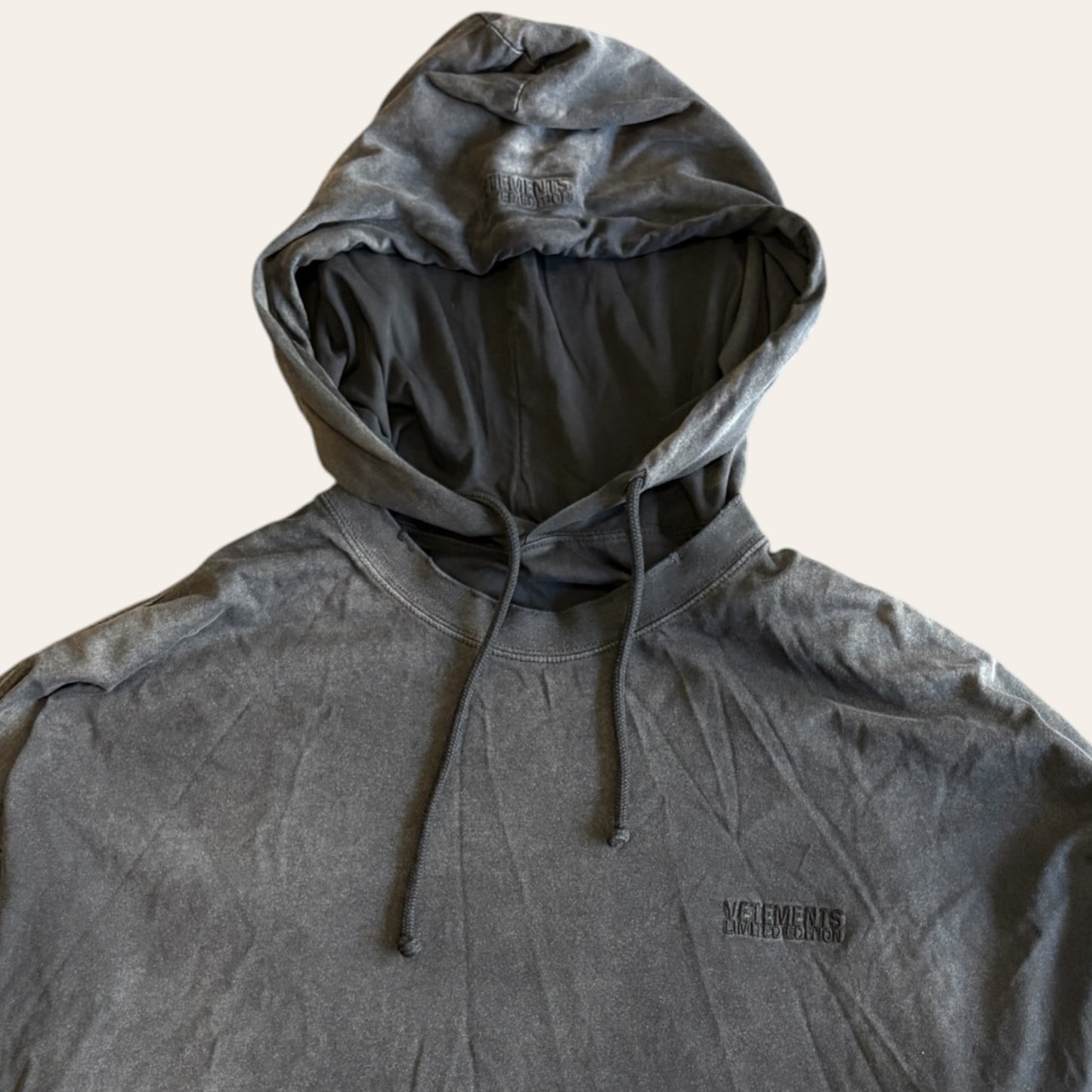 Vetements Double Jersey Gradient Hoodie Size L