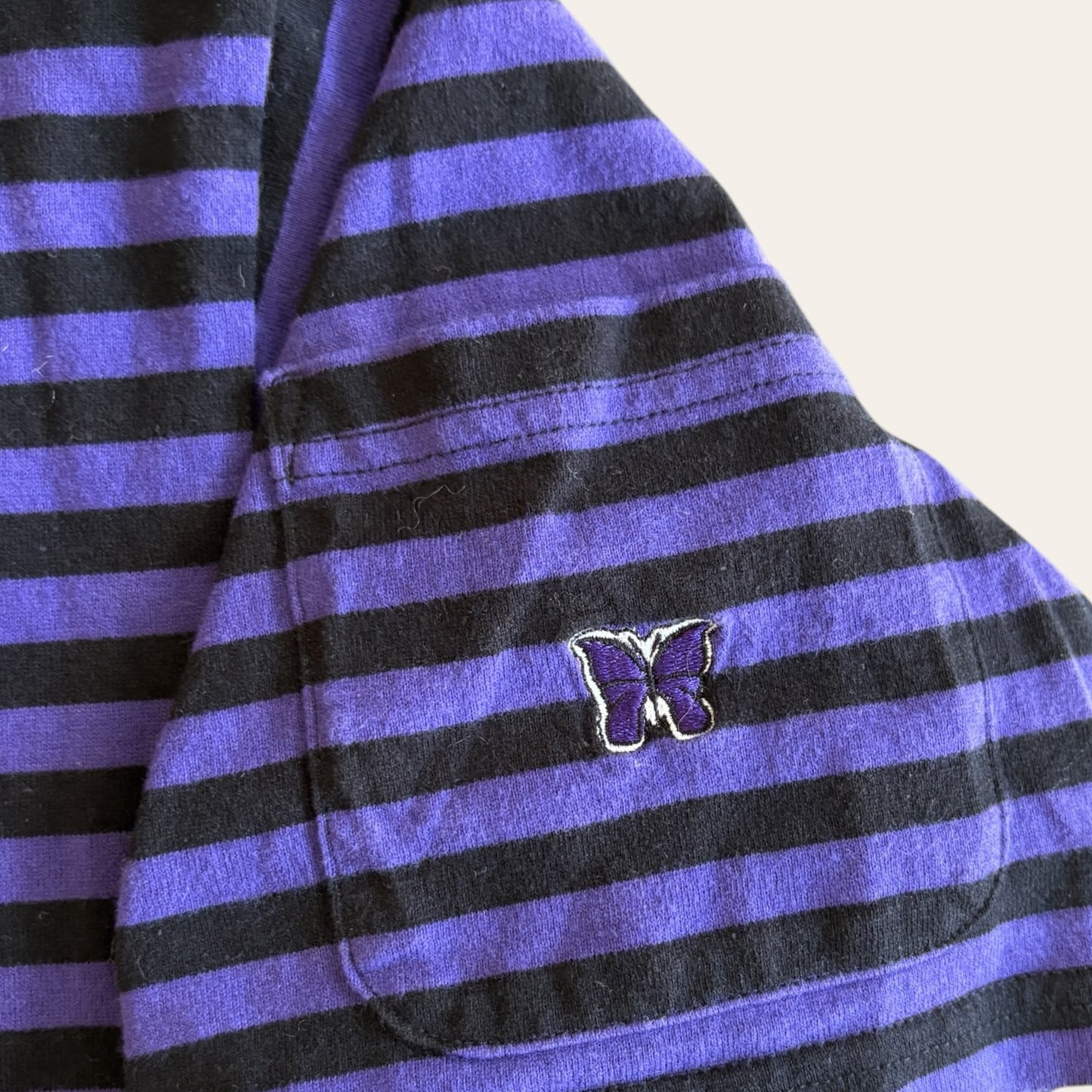 Needles Tee Striped Size L
