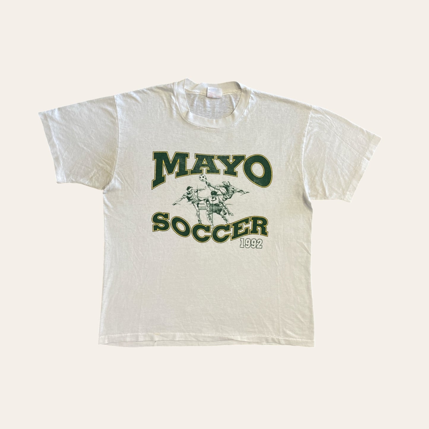 92' Mayo Soccer Tee Size L