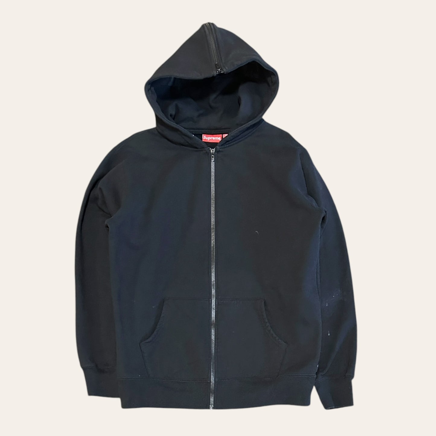 Supreme Split Zip Hoodie Black Size XL