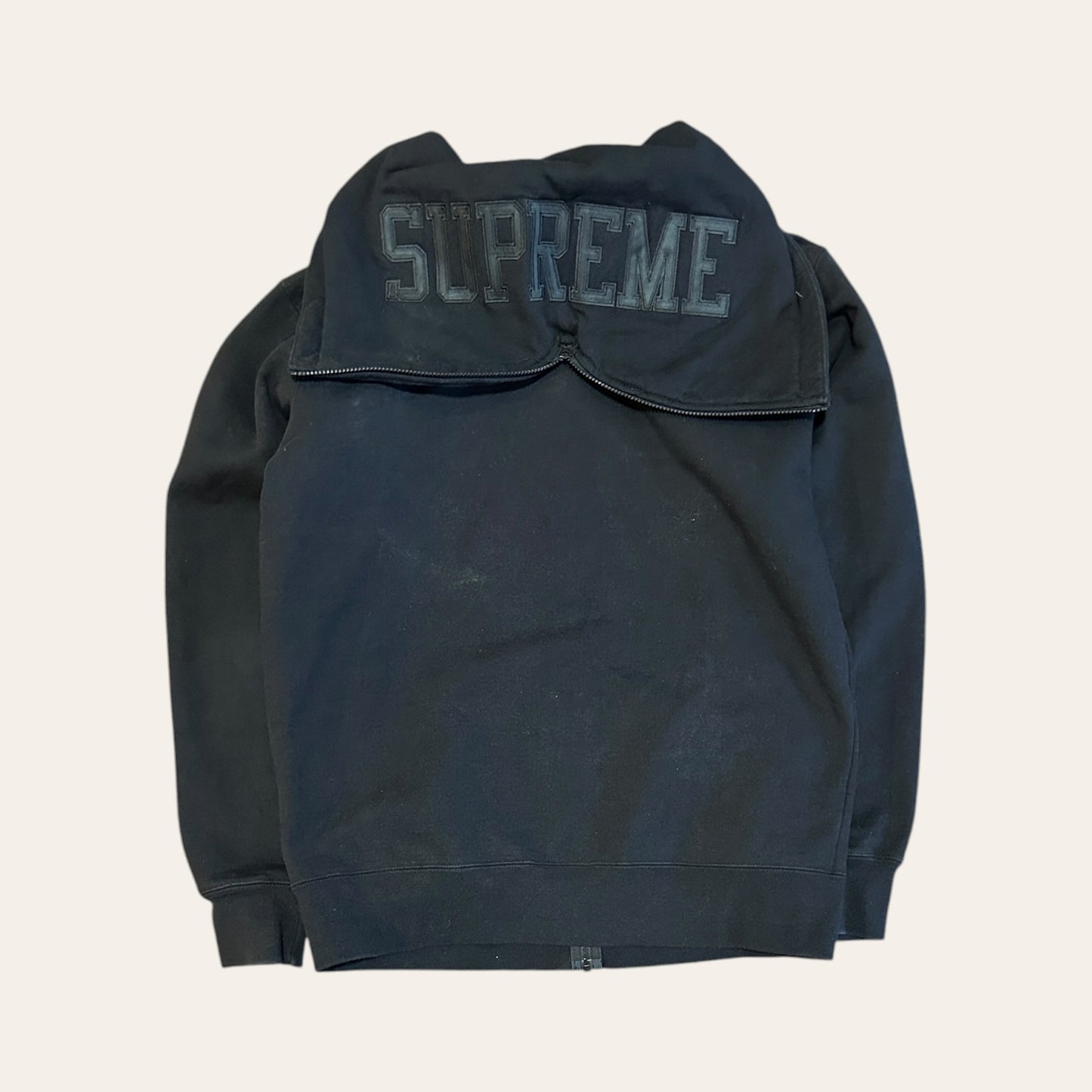 Supreme Split Zip Hoodie Black Size XL