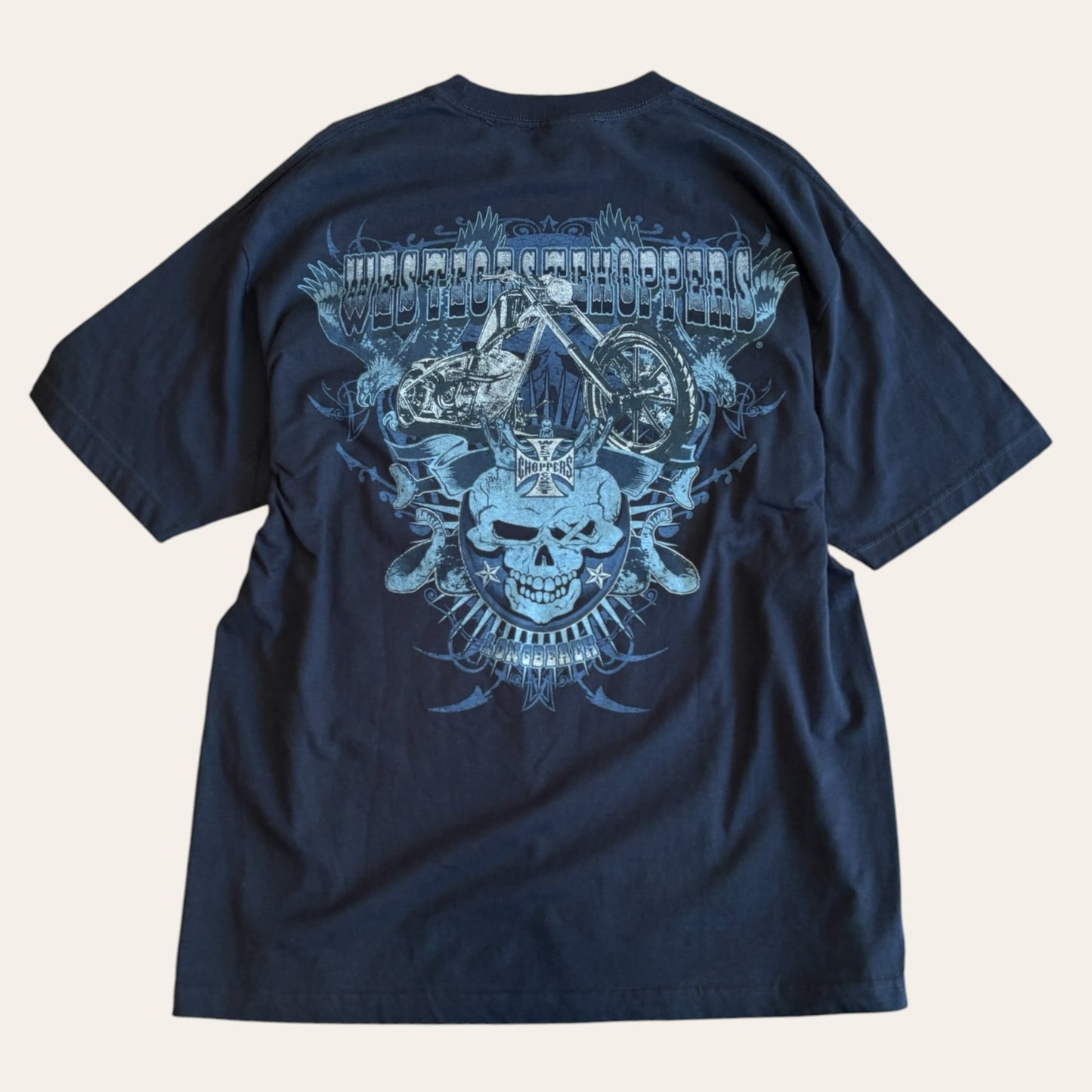 West Coast Choppers Long Beach Tee Size XL