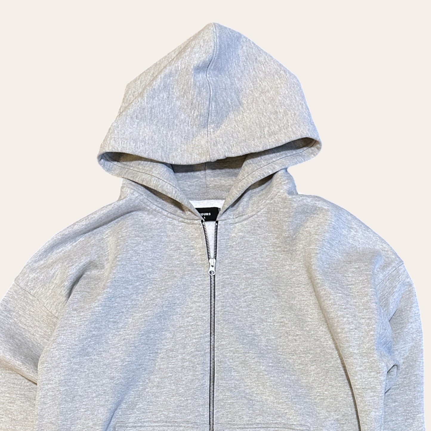 Hours Zip Hoodie Size L