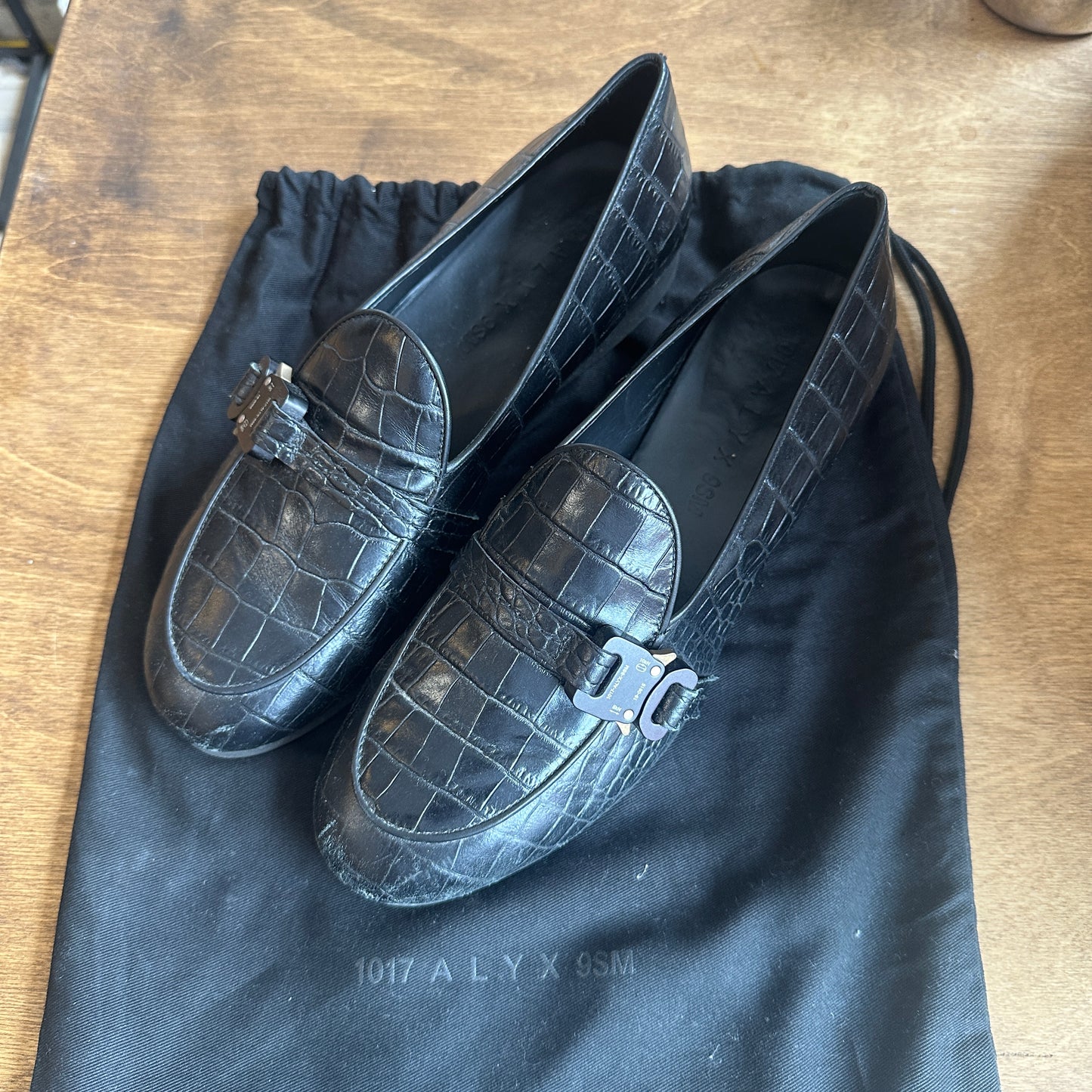 1017 Alyx Croc Loafers Size 41