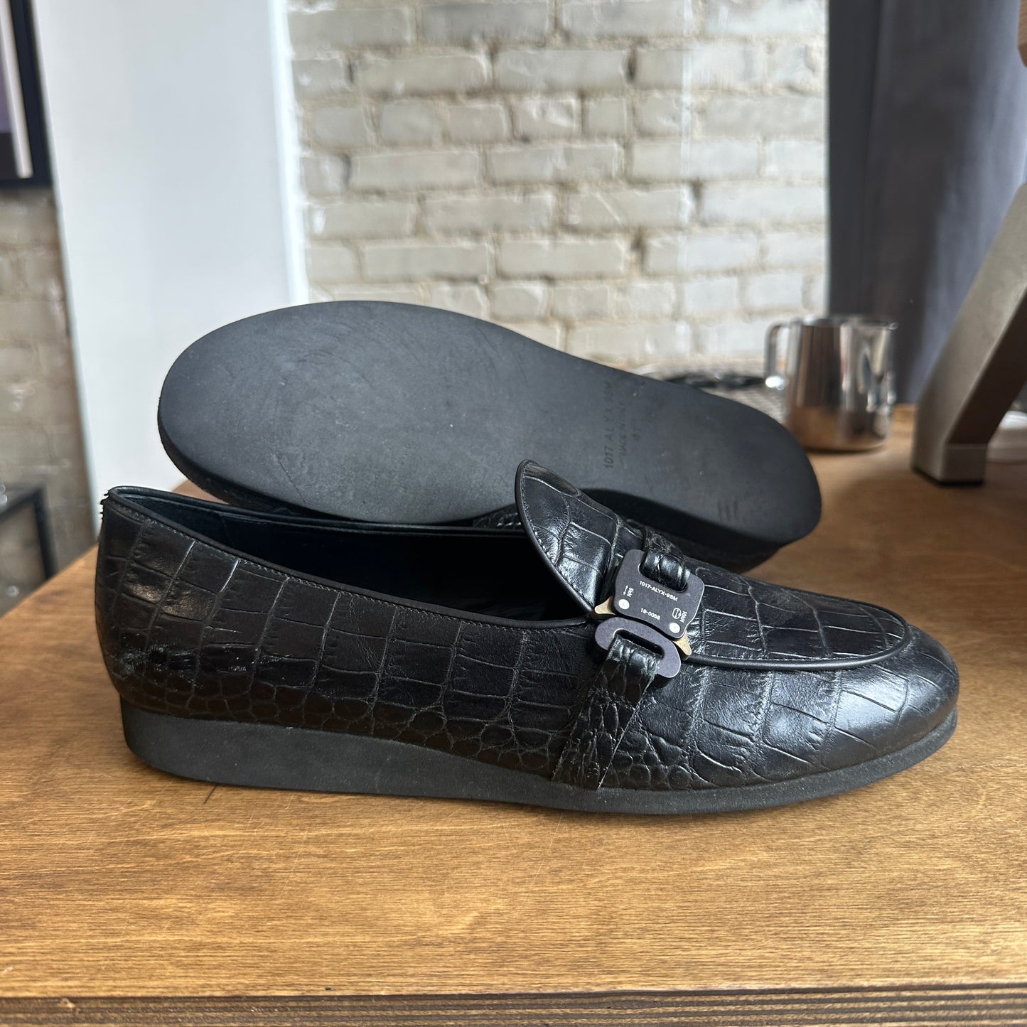 1017 Alyx Croc Loafers Size 41