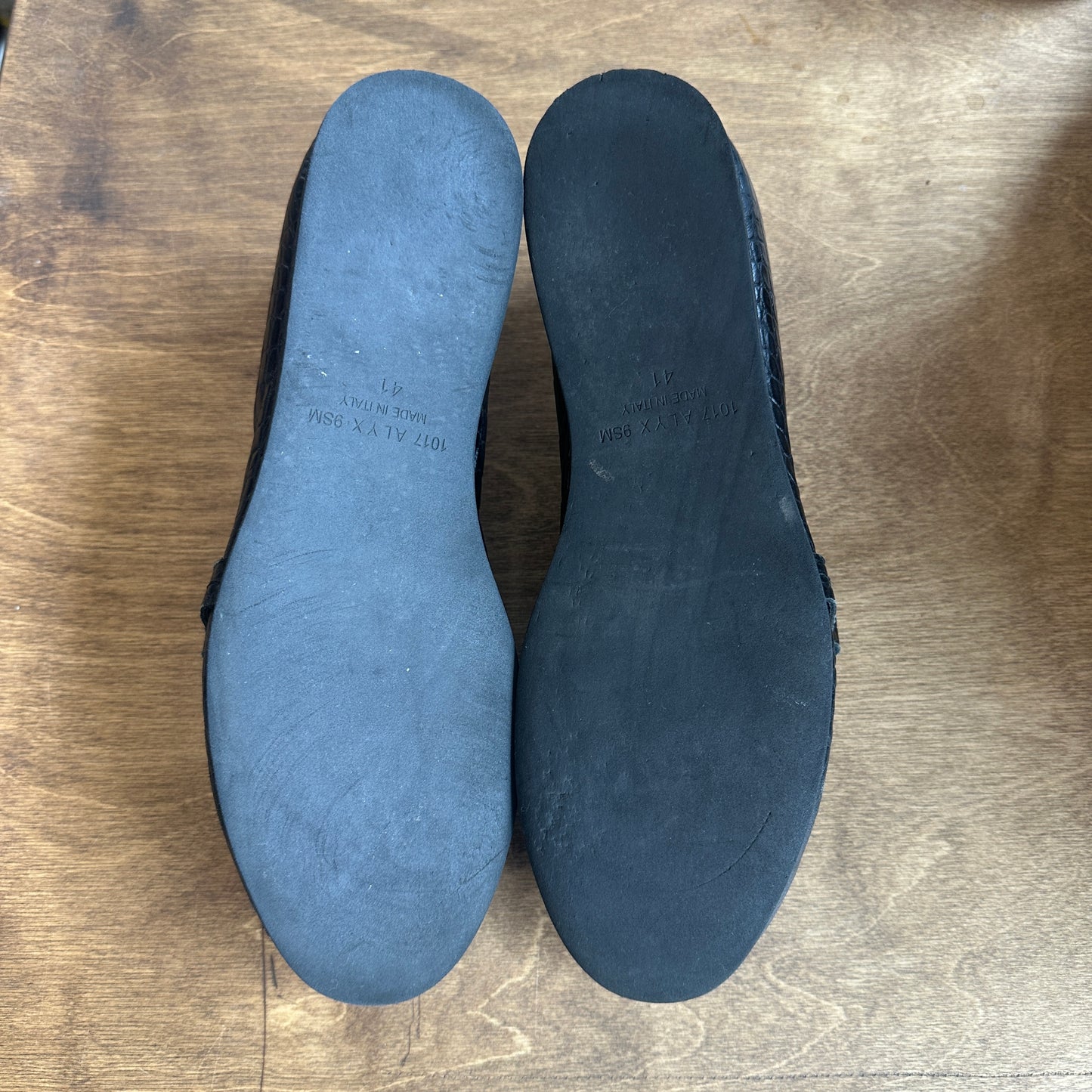 1017 Alyx Croc Loafers Size 41
