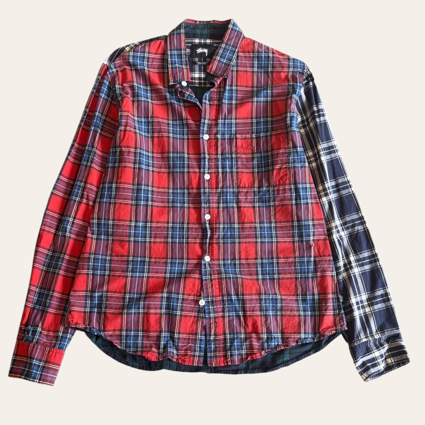 Stussy Multi Plaid Shirt Size M