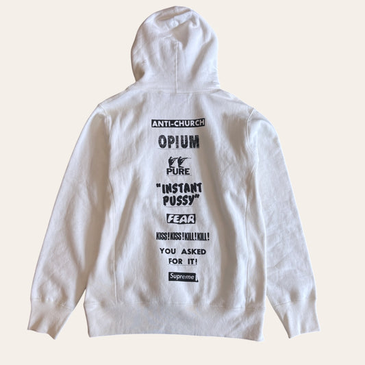Supreme Pure Fear Hoodie White Size M