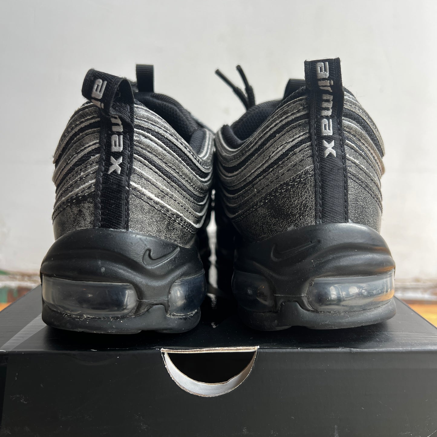 CDG x Nike Air Max 97 "Black" Size 10