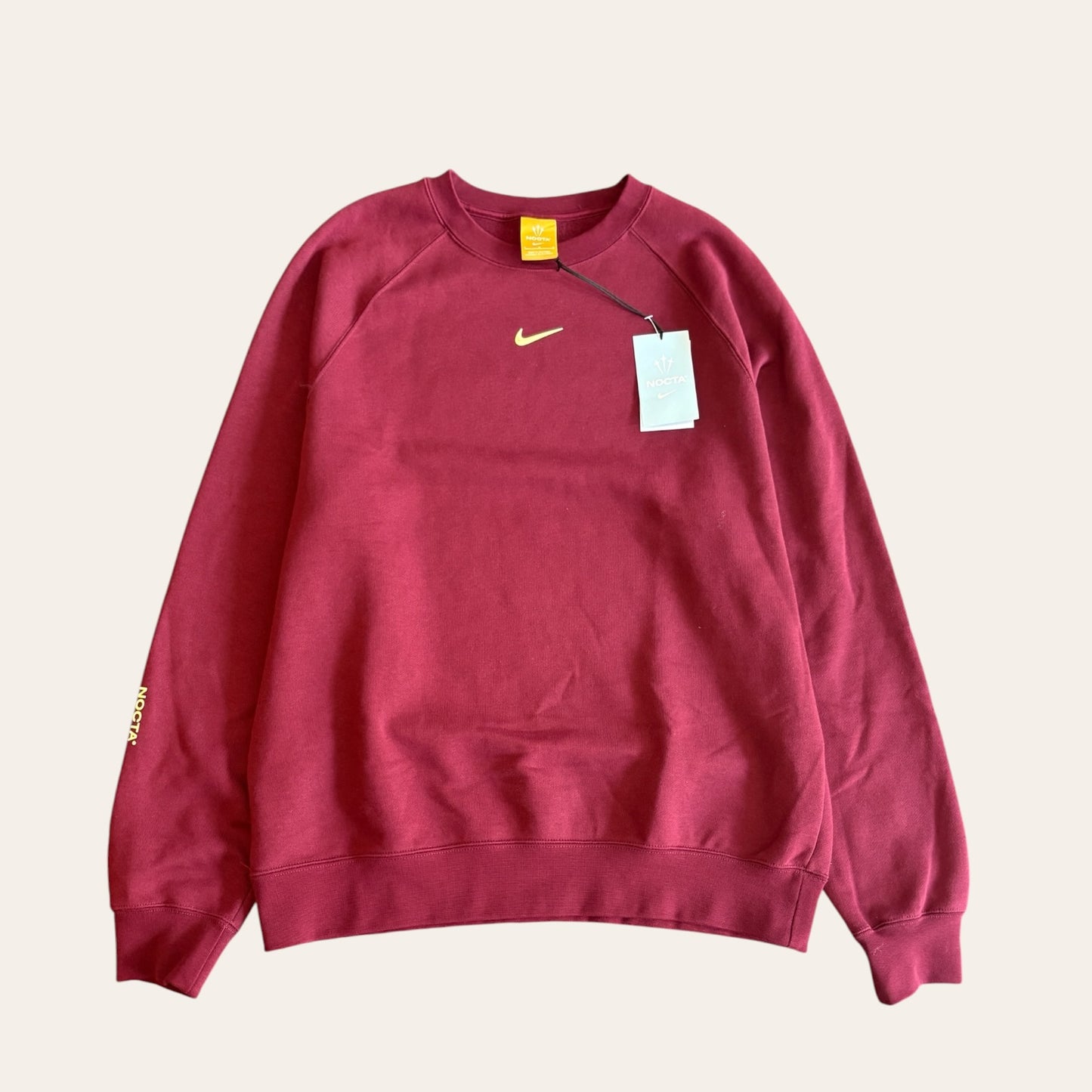 Brand New Nocta Sweater Burgundy Size L