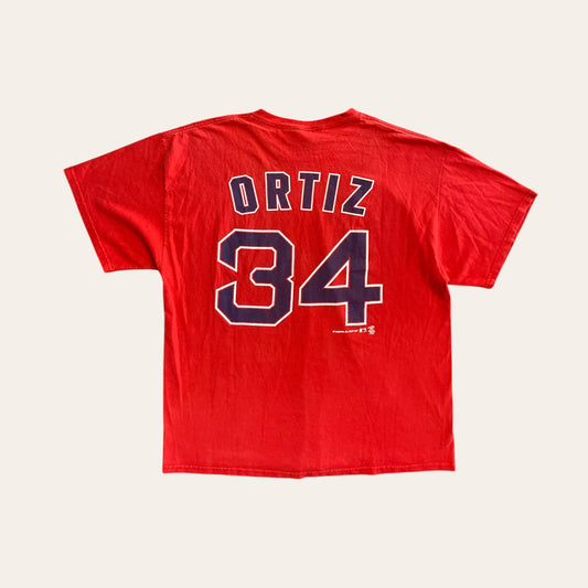 07' Boston Red Sox 'Ortiz #34' Tee Size XL