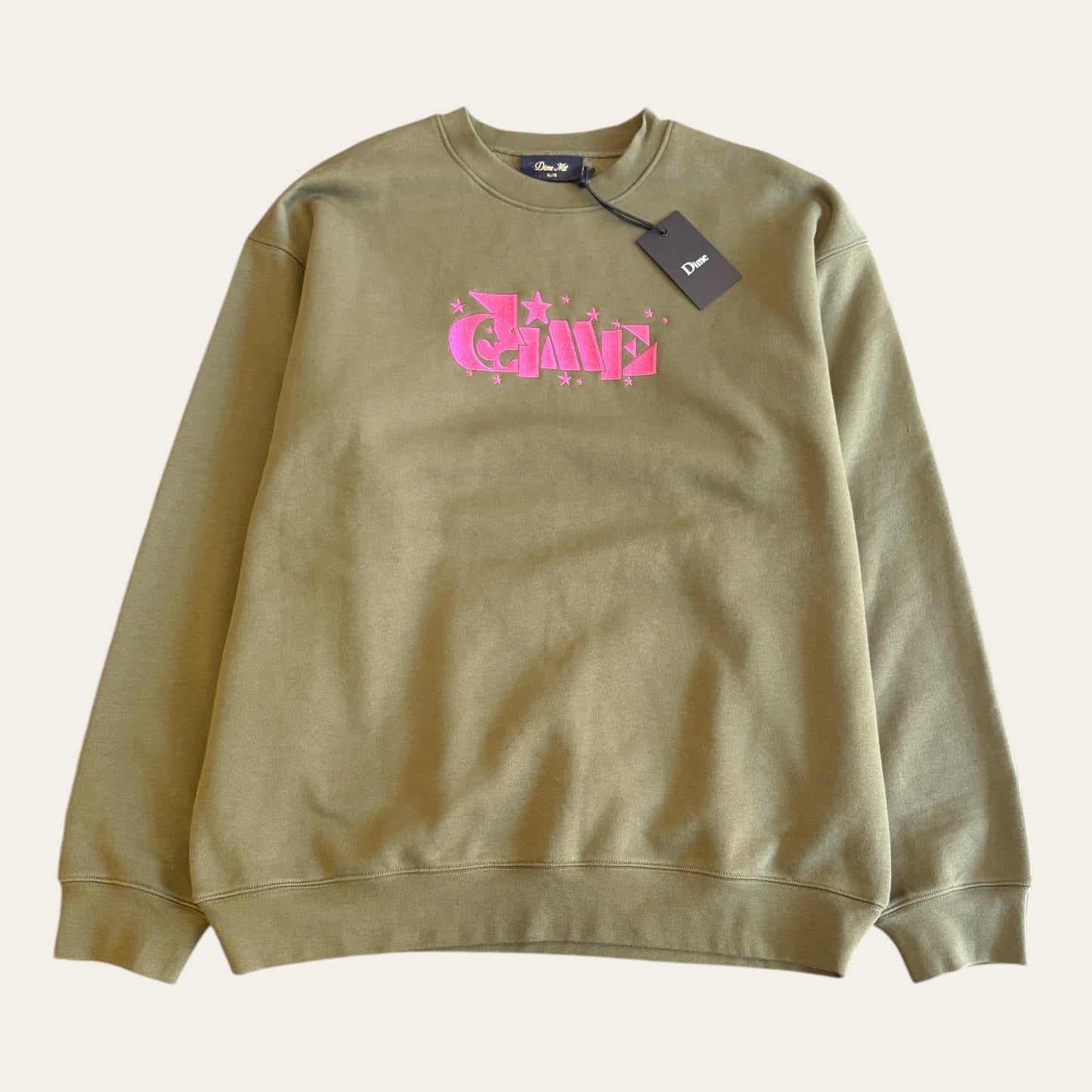 Dime Mtl Sweater Olive Size XL