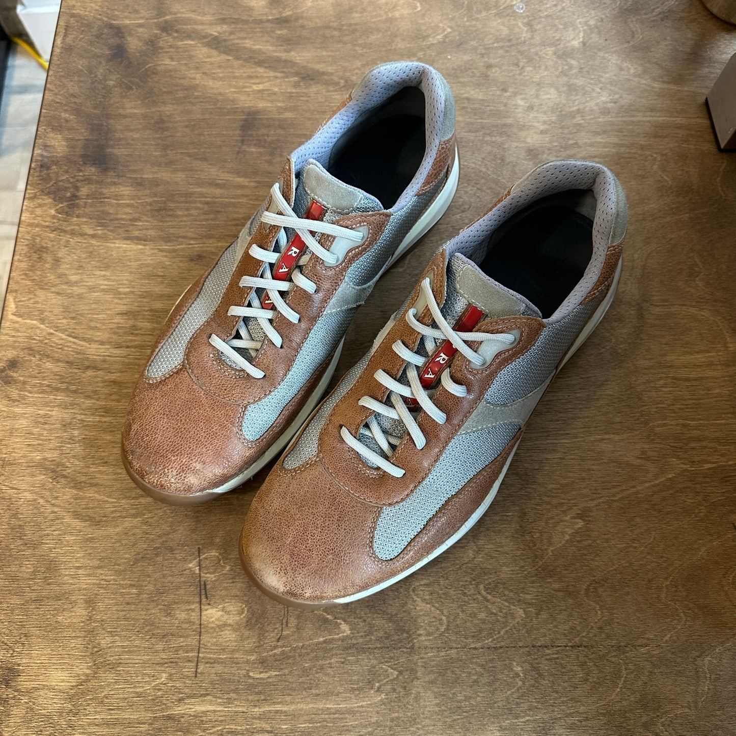 Prada America Cup "Tan" Size 11